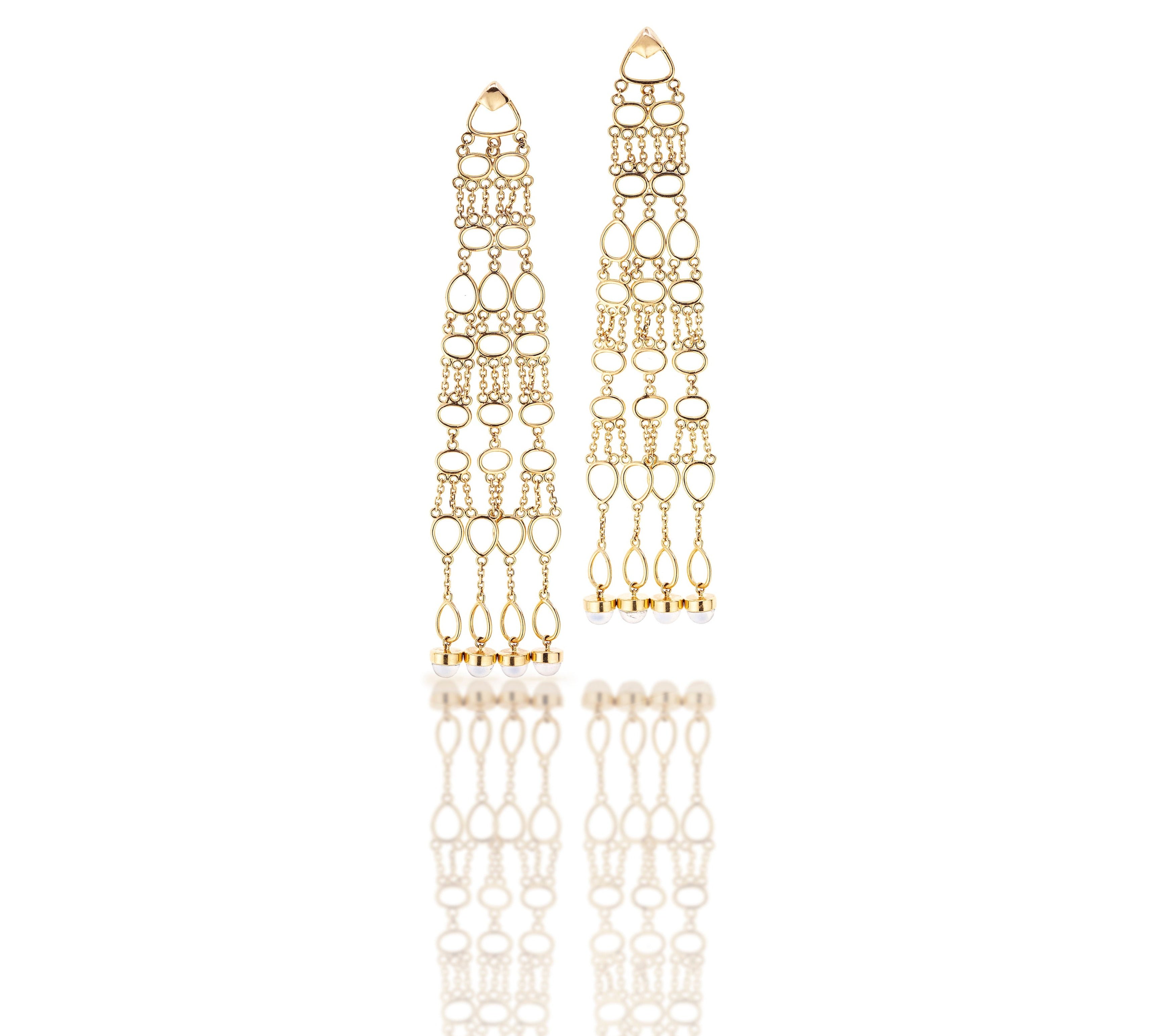 High-Priestess Moonstone Drop Earrings Drop Earrings Fiore Wylde   