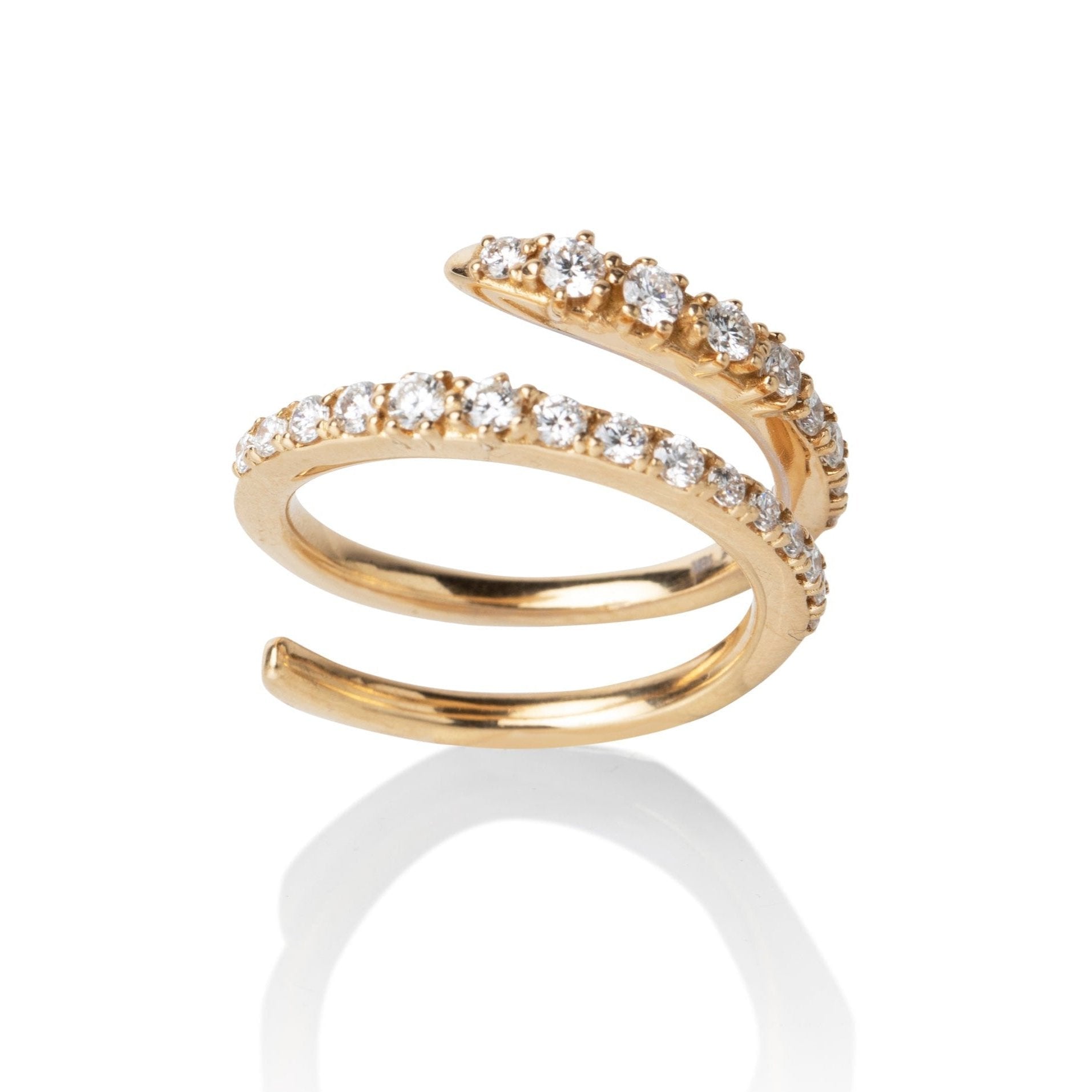 Florence Diamond Ring Statement Fiore Wylde   