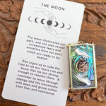 Moon Tarot Card Charm Pendant Maura Green   