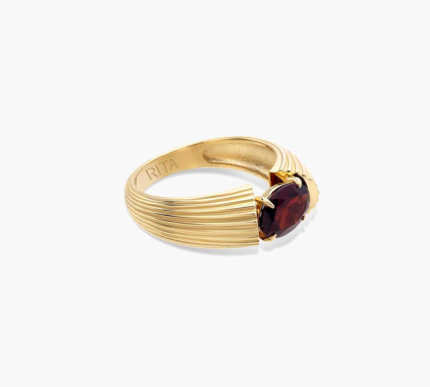 Garnet Gemstone Heirloom Ring Ring RITA Fine Jewelry