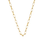 Gold Link Chain Chain Necklace Akaila Reid   