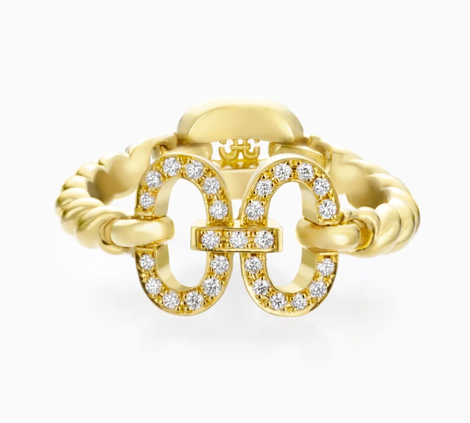 Birth Iconic Ring with Diamonds Ring KIMITAKE Yellow Gold 6.5