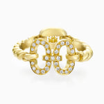 Birth Iconic Ring with Diamonds Ring KIMITAKE Yellow Gold 6.5