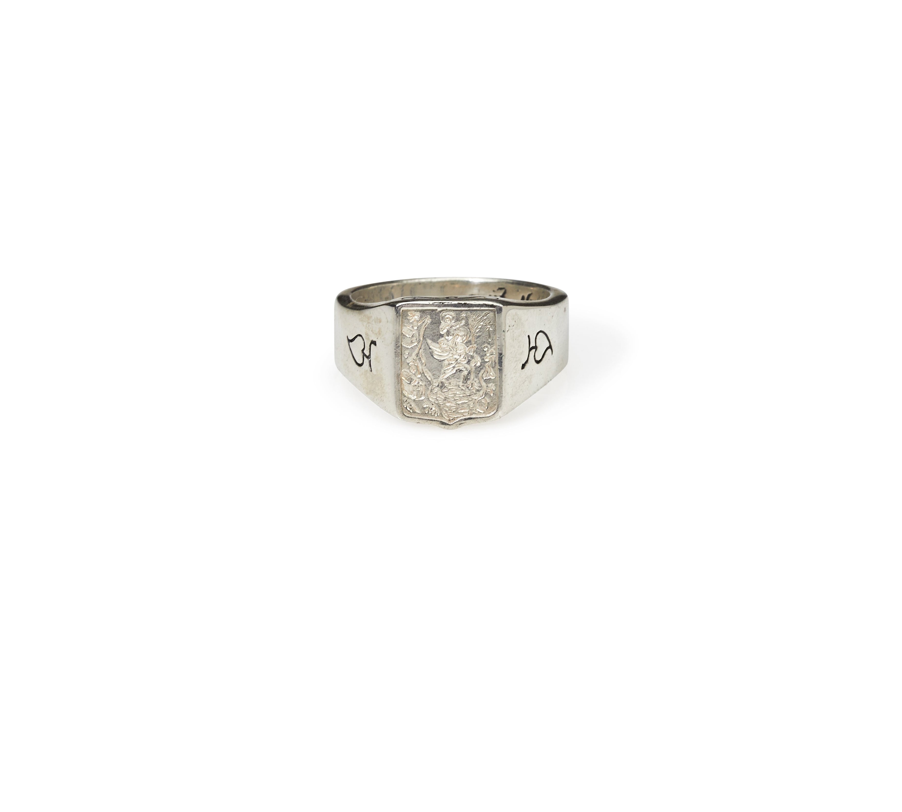 Mariners Sundial Crest Ring Signet K. Brunini Jewels   