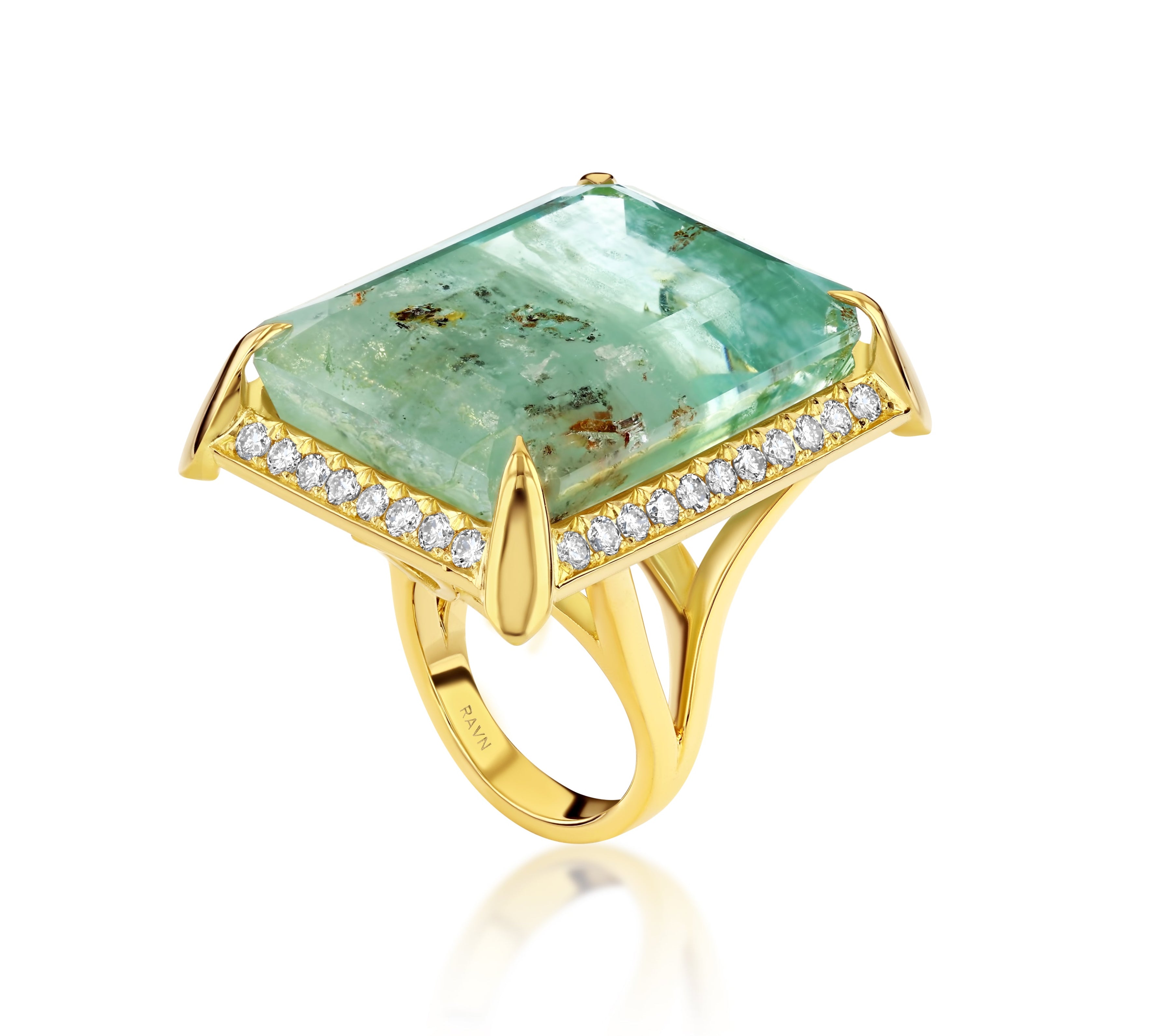 Looking Glass Ring Statement Ring House of RAVN