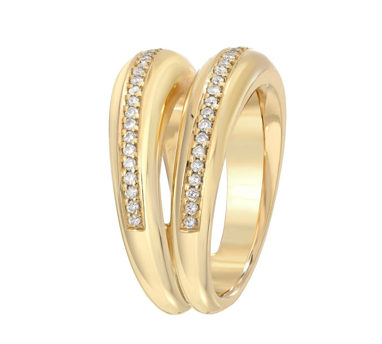 Double Dome Ring Band Ring Sale   