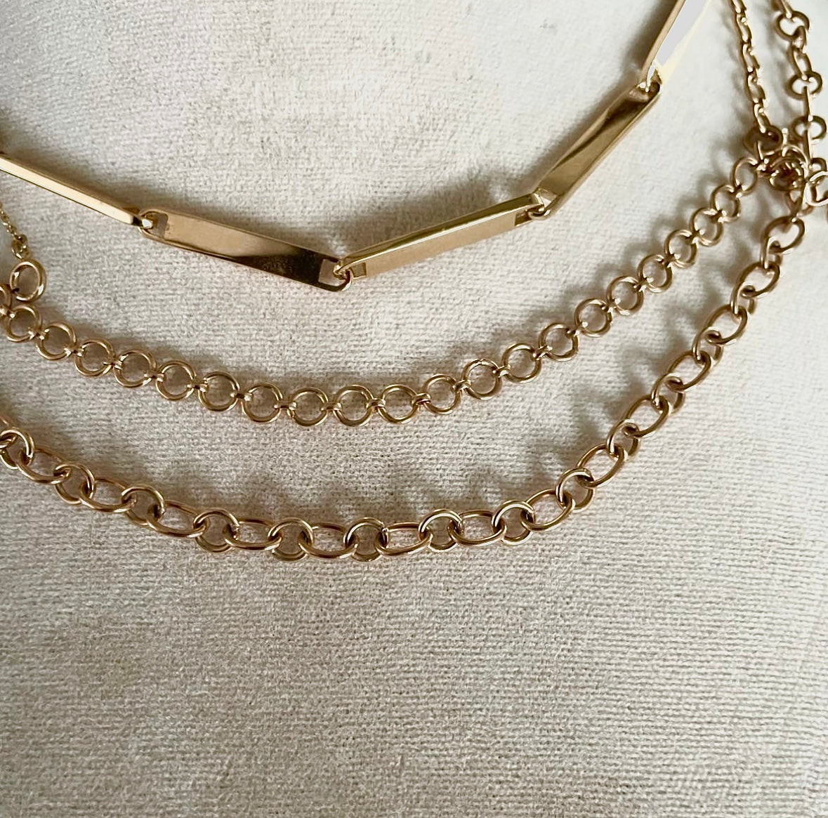 Large Loop Chain Necklace Chain Bare Collection   