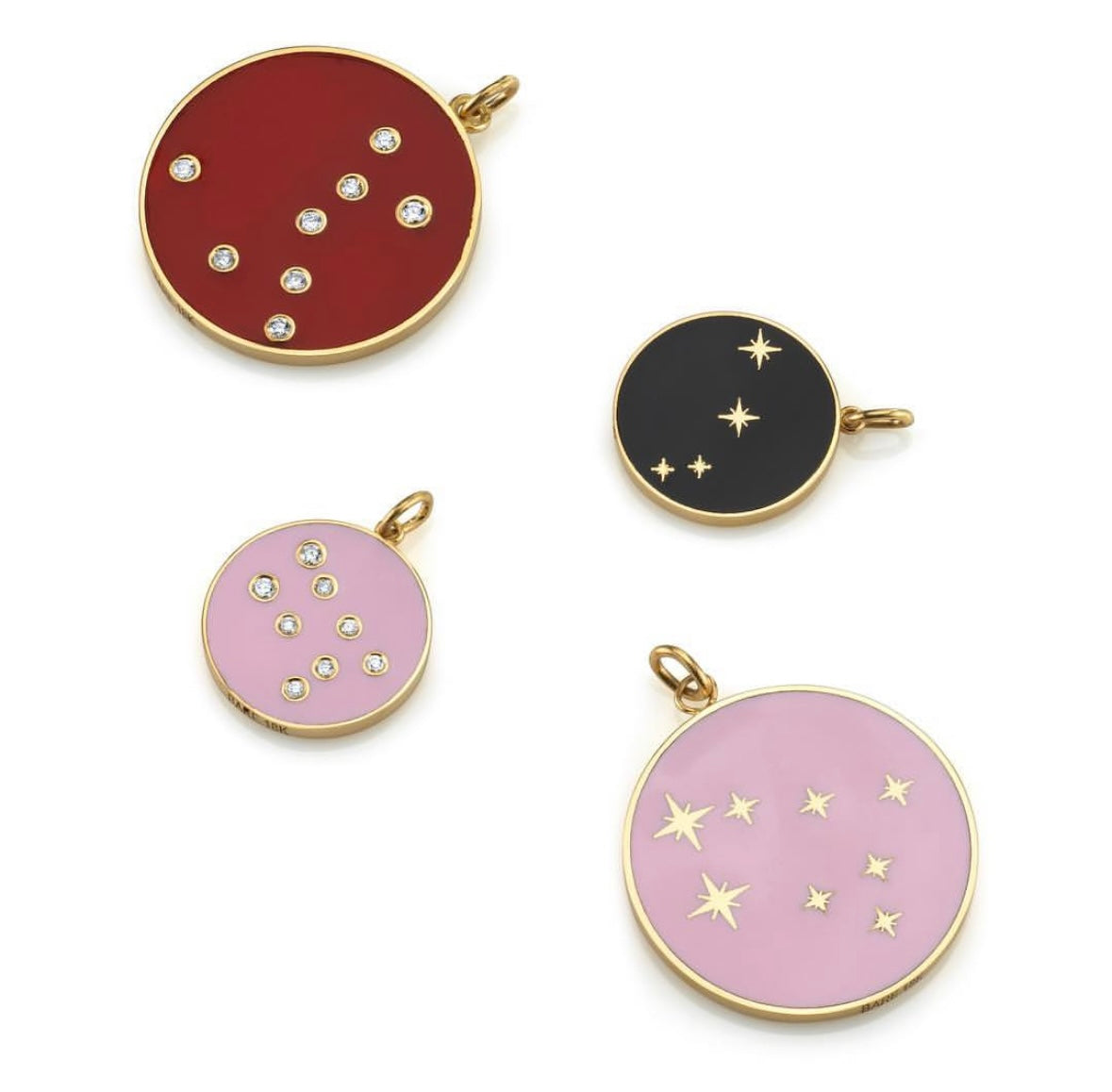 Enamel Constellation Pendant, Large Charm Bare Collection   