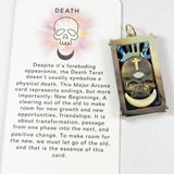 Mother of Pearl Death and Rebirth Tarot Card Charm Charm Maura Green   