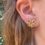 Coiled Serpent Earrings Stud Earrings House of RAVN   