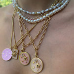 Large Pink Opal Zodiac Necklace Pendant Helena Rose Jewelry Aries - Innovative and Dynamic  