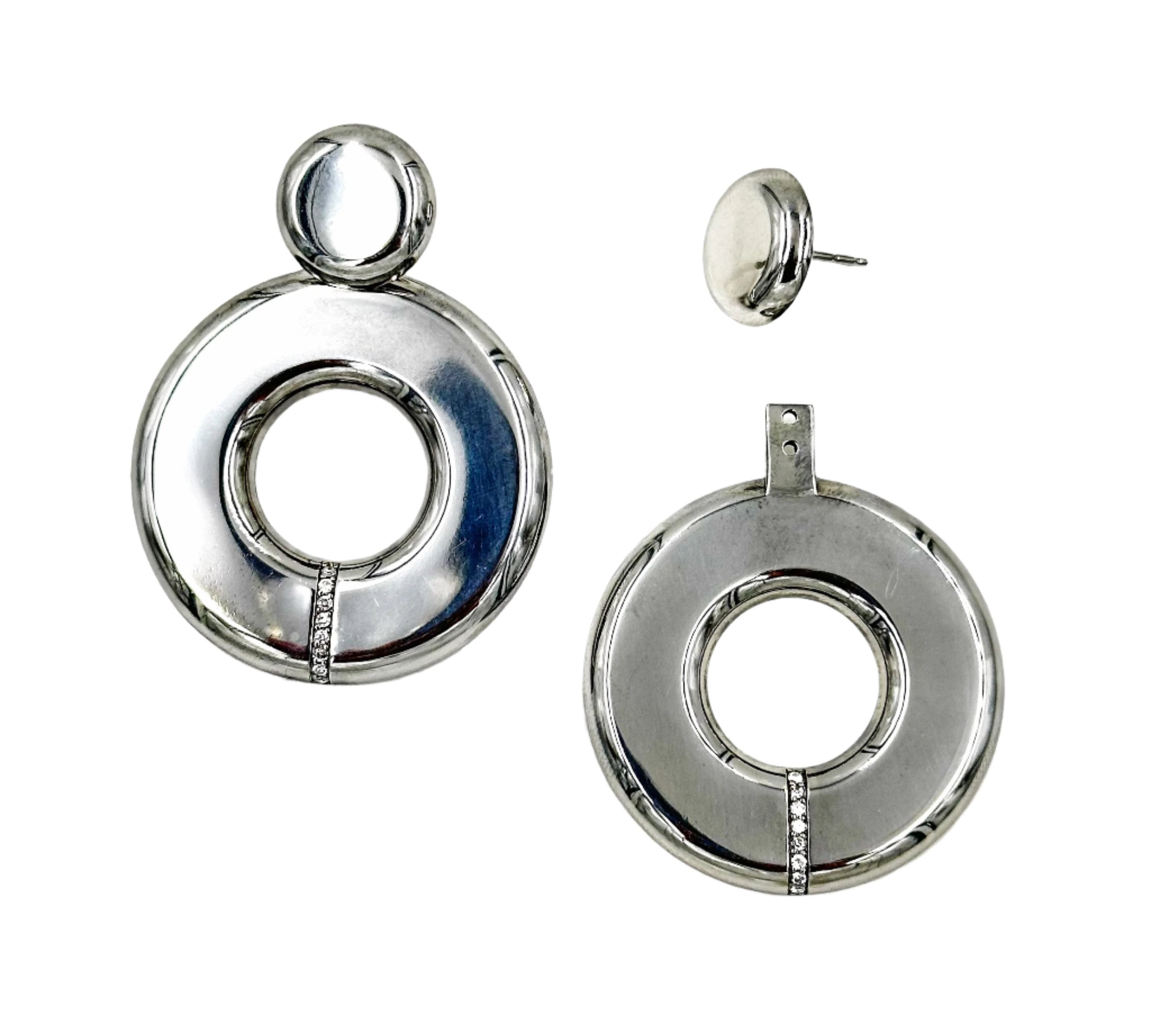 Life Hoops with Diamonds Hoop Earrings MAE + LANG   