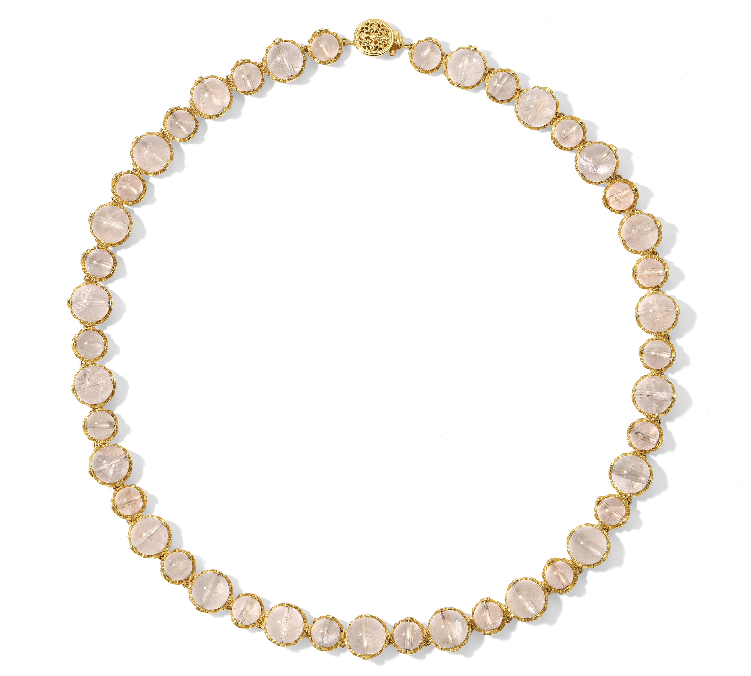 Quartz Dew Drop Tennis Necklace, Sterling Silver Tennis Necklace MAE + LANG