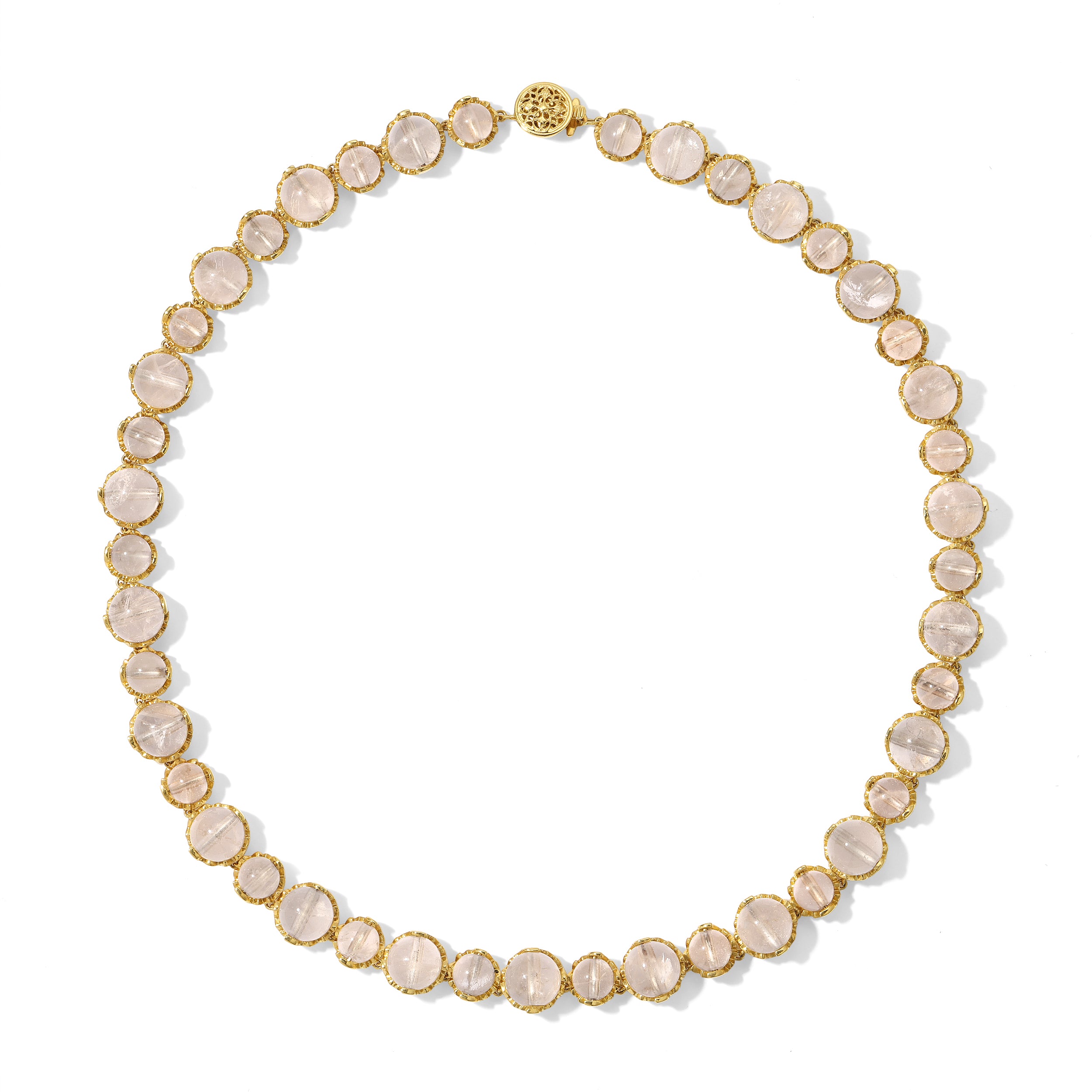 Quartz Dew Drop Tennis Necklace, Sterling Silver Tennis Necklace MAE + LANG
