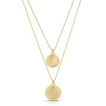 Lioness Coin Necklace, Large Necklaces MAE + LANG   