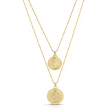 Lioness Coin Necklace, Large Necklaces MAE + LANG   