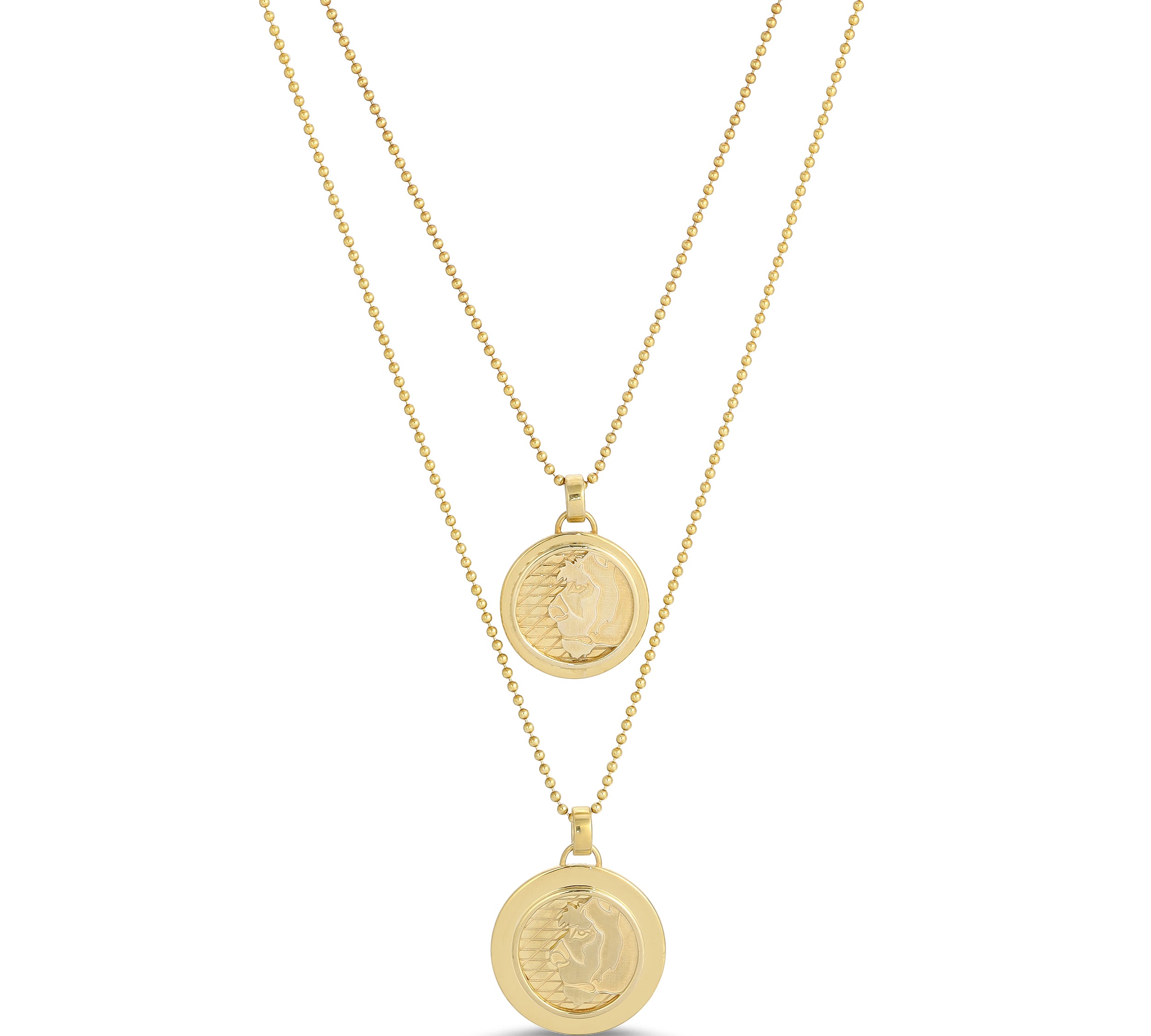 Lioness Coin Necklace, Medium Necklaces MAE + LANG   