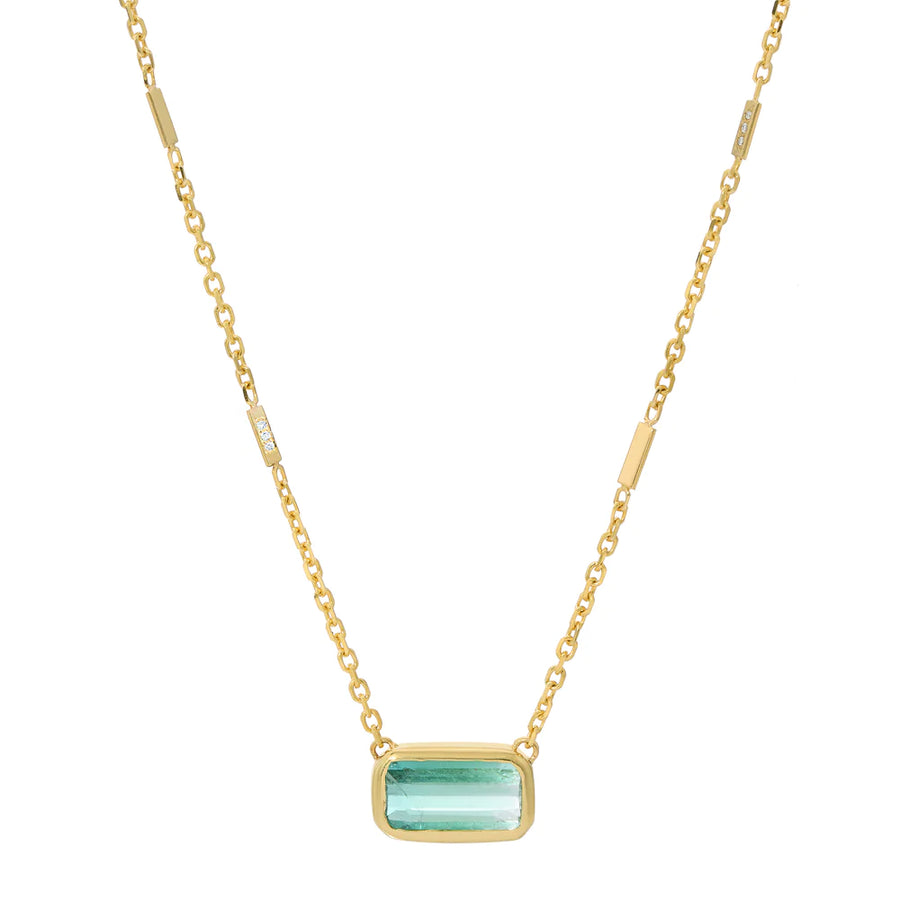 Blue 2025 tourmaline necklace