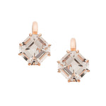 Rock Crystal Emerald-Cut Drops Drop Goshwara Rose gold  