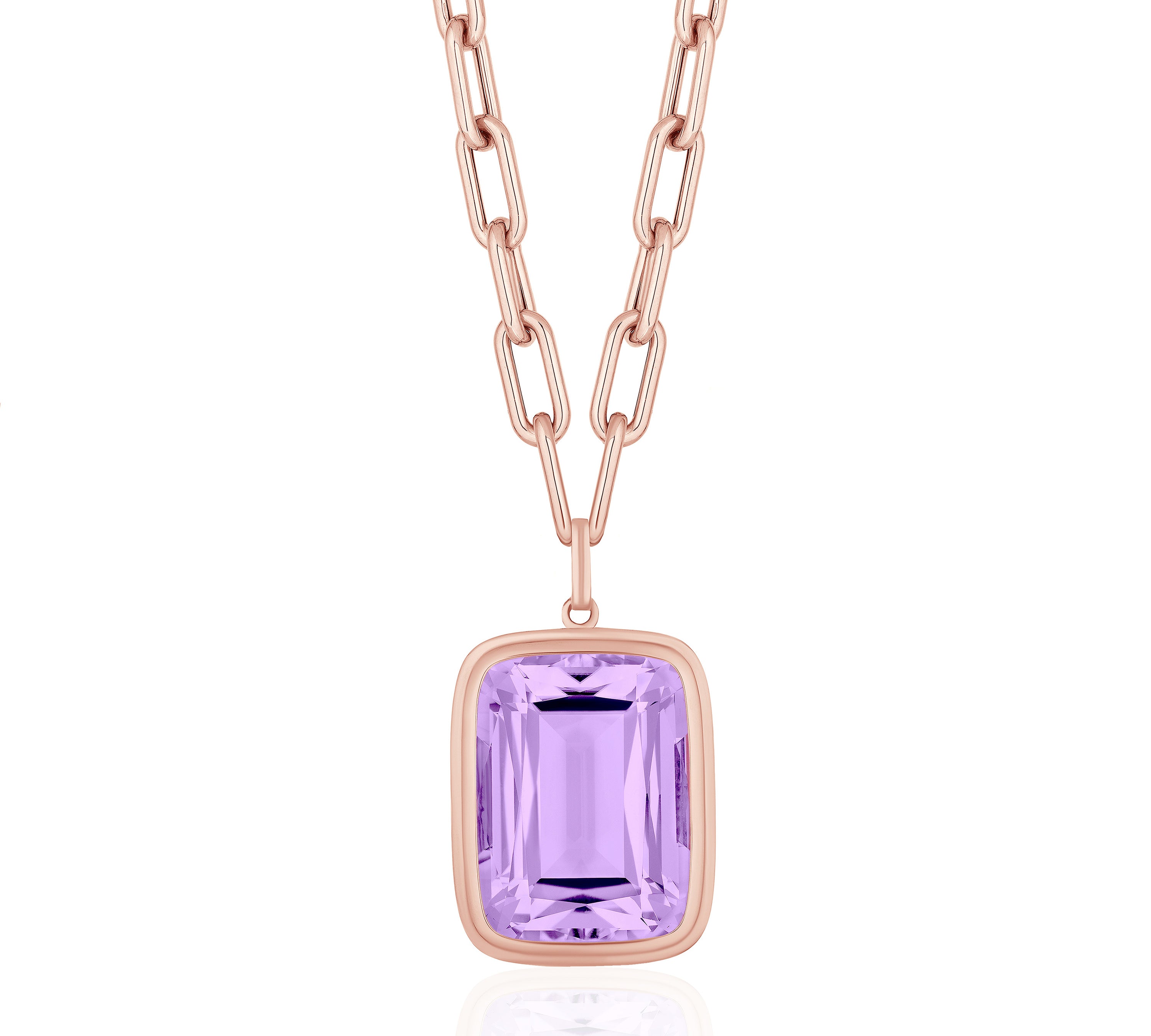 Cushion Cut Pendant Necklace Pendant Necklace Goshwara