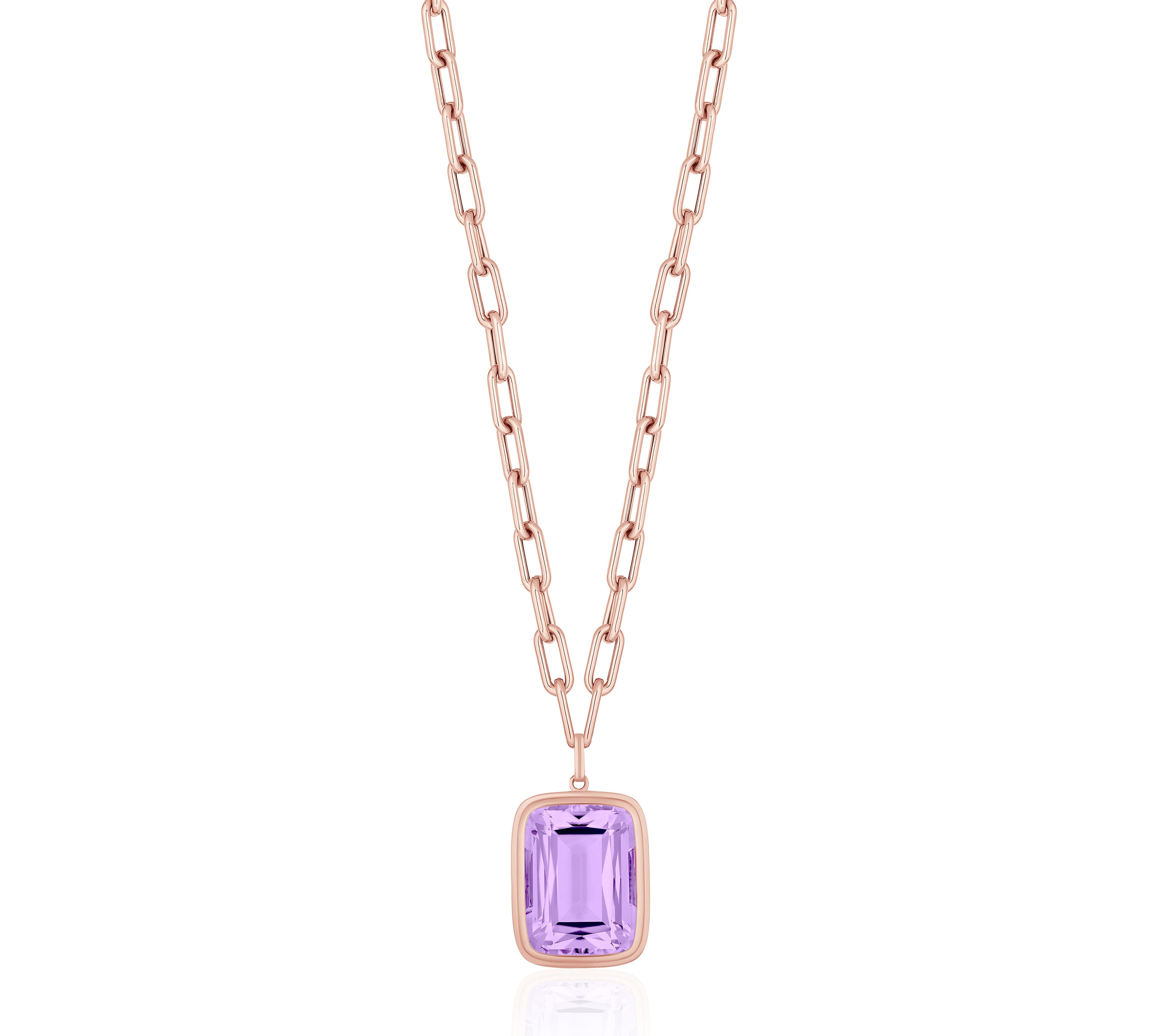 Cushion Cut Pendant Necklace Pendant Necklace Goshwara