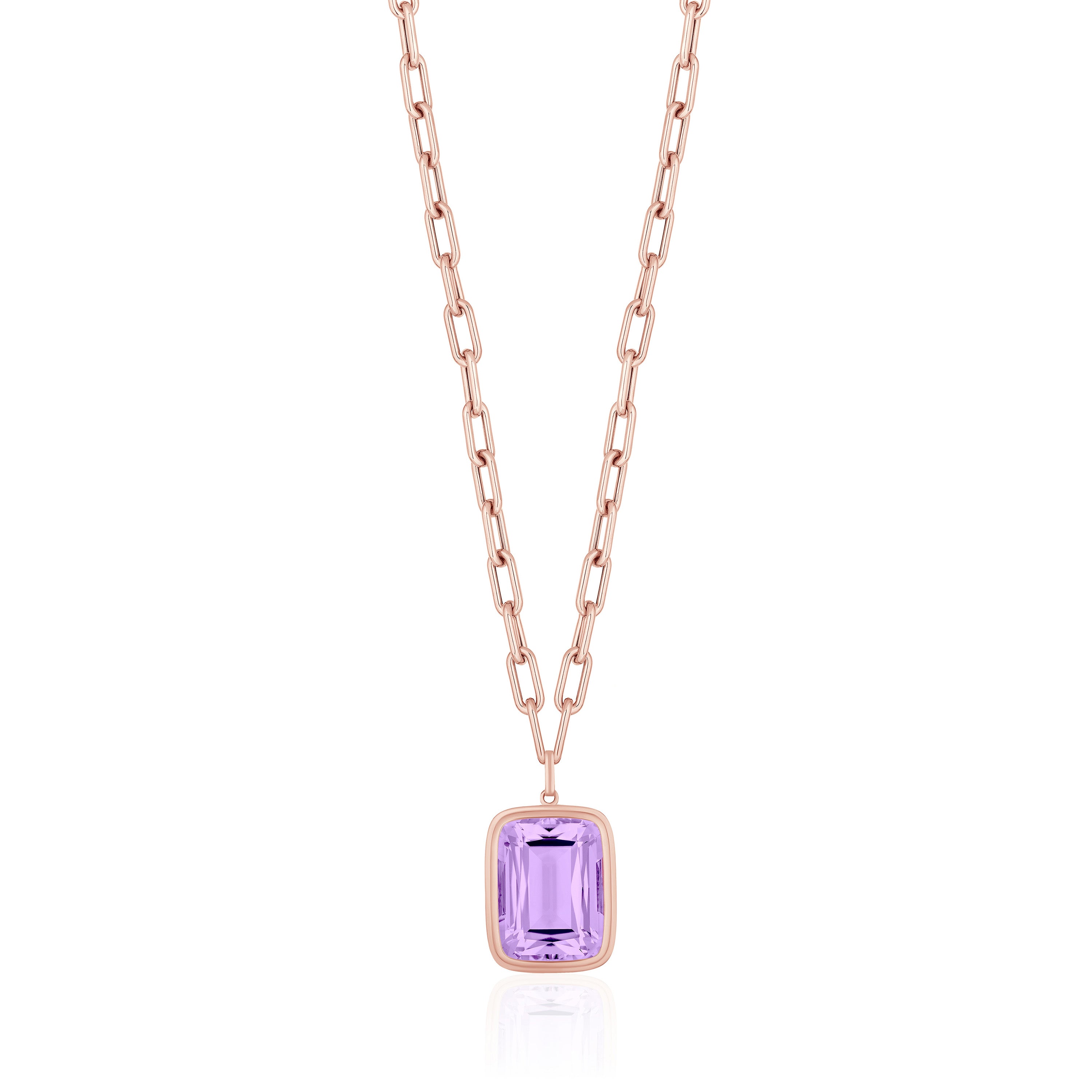 Cushion Cut Pendant Necklace Pendant Necklace Goshwara