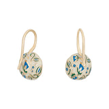 Sapphire Tulip Earrings Drop Earrings Kathryn Bentley