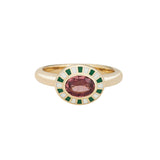 Sapphire Checkered Ring Ring Kathryn Bentley Pink Sapphire 6