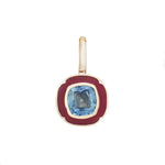 Blue Sapphire Tulip Pendant Necklace Pendant Necklace Kathryn Bentley