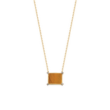 Tiger Eye Solo Necklace Necklace RITA Fine Jewelry