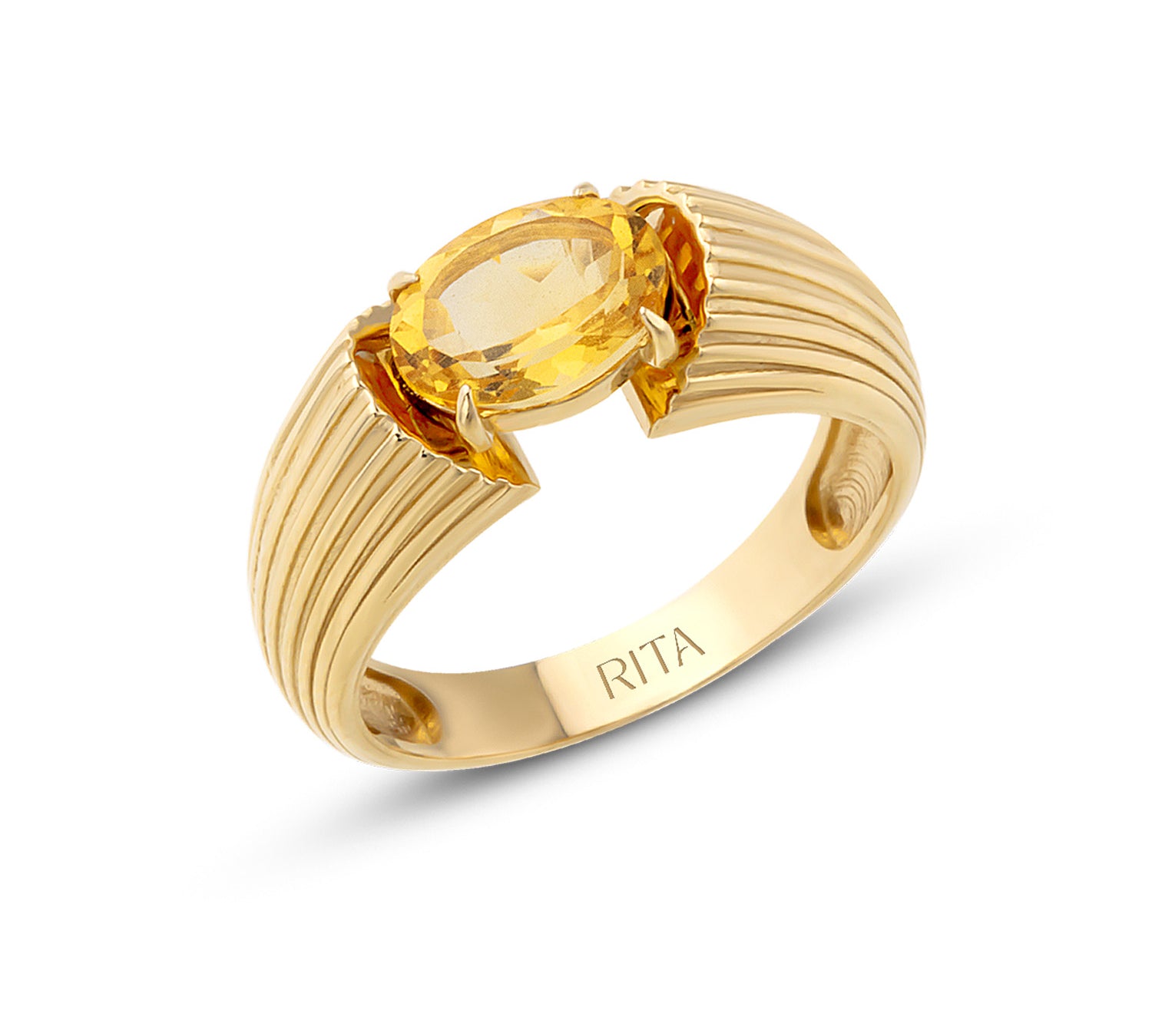 Heirloom Ring Ring RITA Fine Jewelry Citrine 6.5