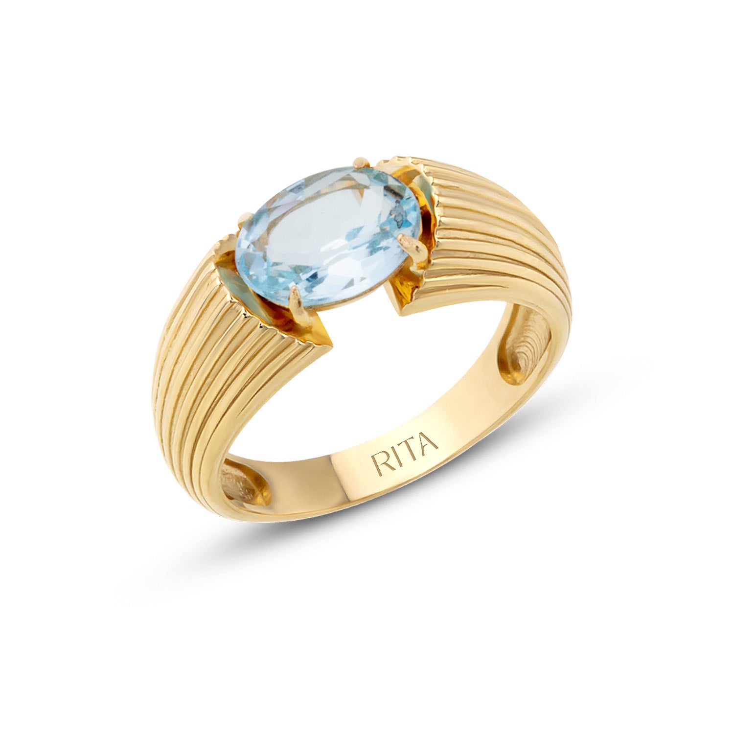 Heirloom Ring Rings RITA Fine Jewelry Blue Topaz  