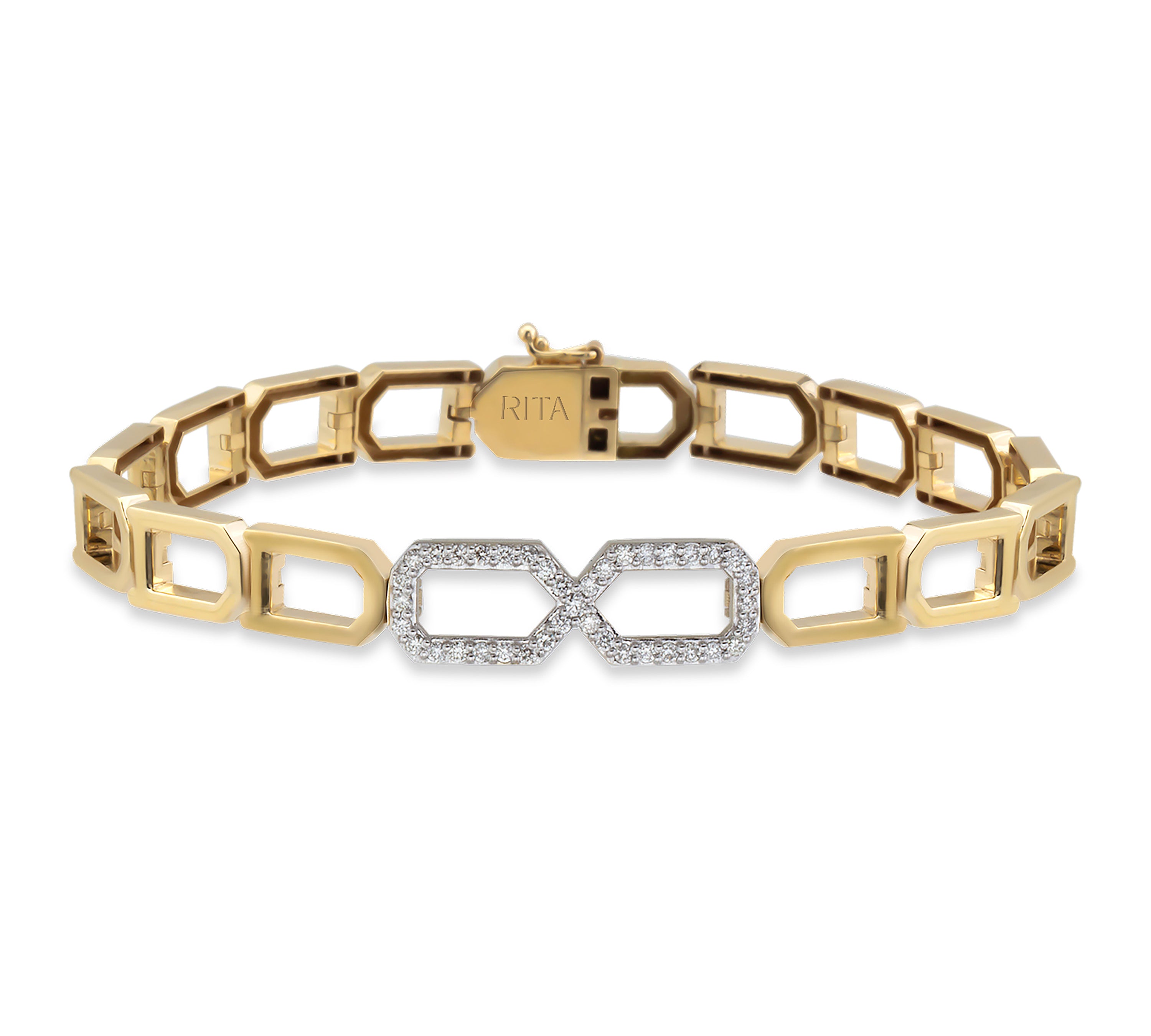 Infinity Diamond Bracelet Statement Bracelet RITA Fine Jewelry