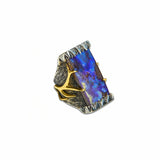 One of a Kind Opal Antler Ring Statement K. Brunini Jewels   