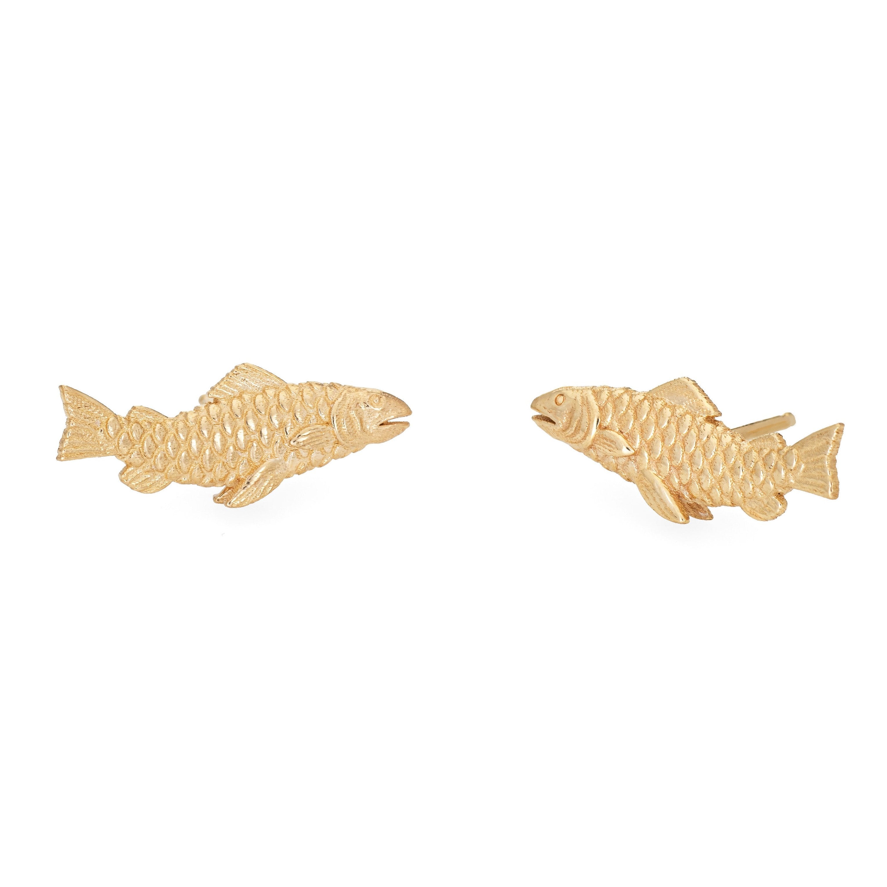 Les Petits Poissons Earrings Stud Earrings Kathryn Bentley   