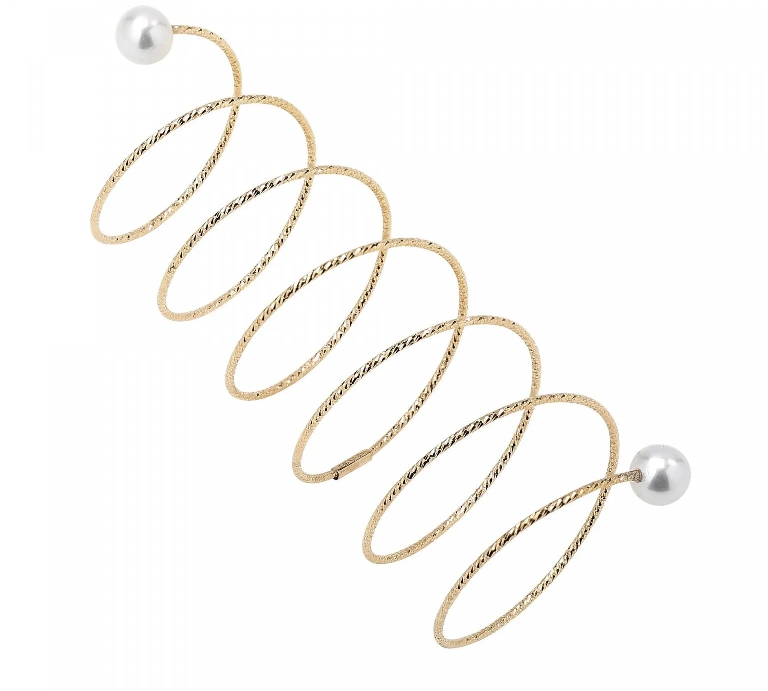 Nouveau Spiral Wire Ring Ring Ritique 6-6.5