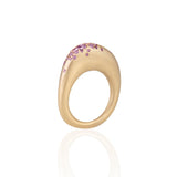 Urban Pink Sapphire Thin Ring Stack Nada Ghazal   