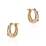 The Buoy Hoops, Size Two Hoops Earrings Latelier Nawbar Yellow Gold  