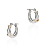 The Buoy Hoops, Size Two Hoops Earrings Latelier Nawbar White Gold  