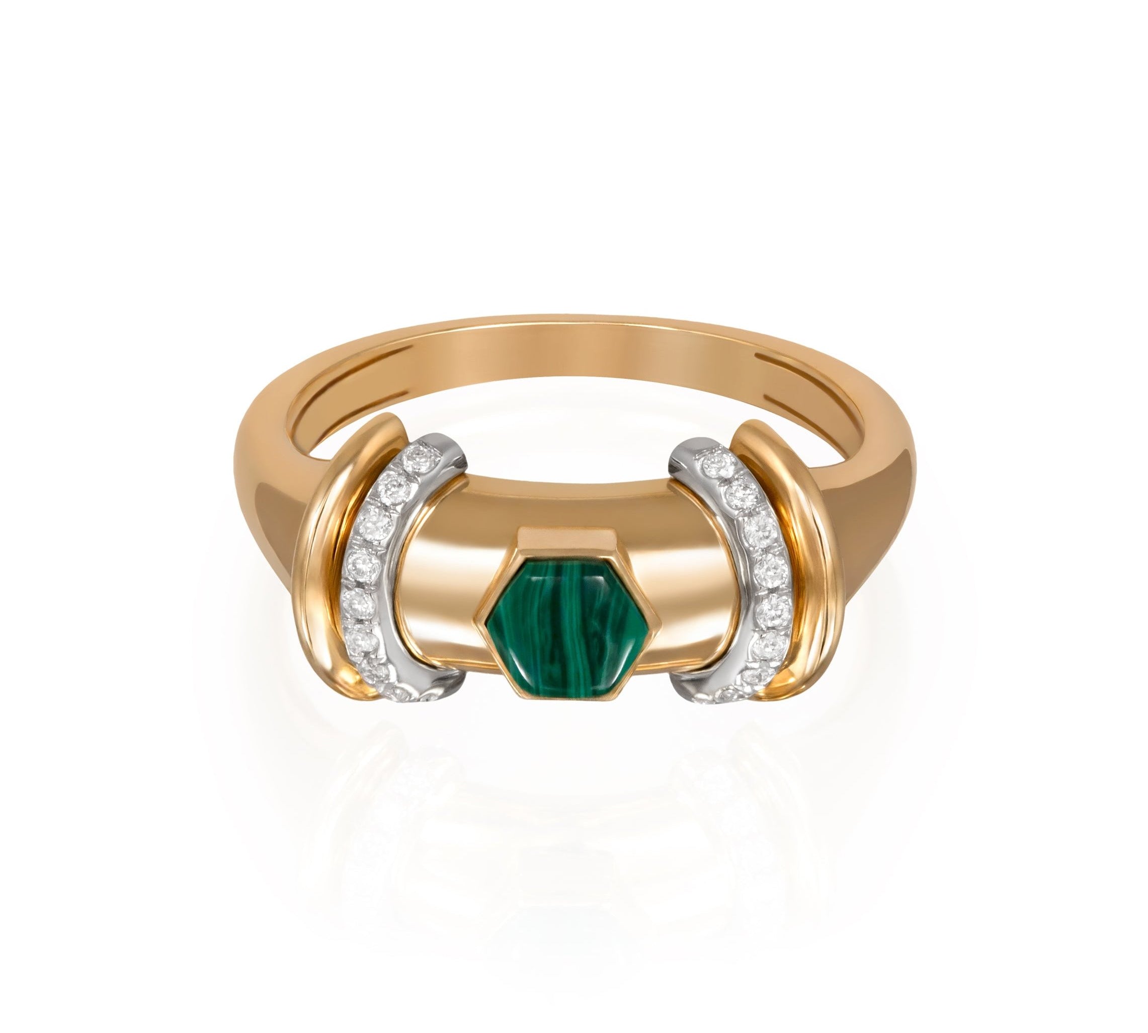 Warrior Hex Ring Rings Latelier Nawbar Emerald 6 