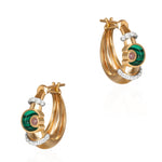 Buoy Circus Moon Earrings Hoops Earrings Latelier Nawbar   