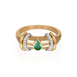 Warrior Drop Ring Rings Latelier Nawbar Emerald 6 