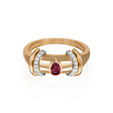 Warrior Drop Ring Rings Latelier Nawbar Ruby 6 