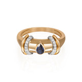 Warrior Drop Ring Rings Latelier Nawbar Sapphire 6 