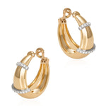 The Buoy Hoops, Size Four Hoop Earrings Latelier Nawbar Yellow Gold