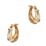 Buoy Diamond Earrings Hoops Earrings Latelier Nawbar   