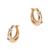 The Buoy Hoops, Size Three Hoops Earrings Latelier Nawbar Yellow Gold  