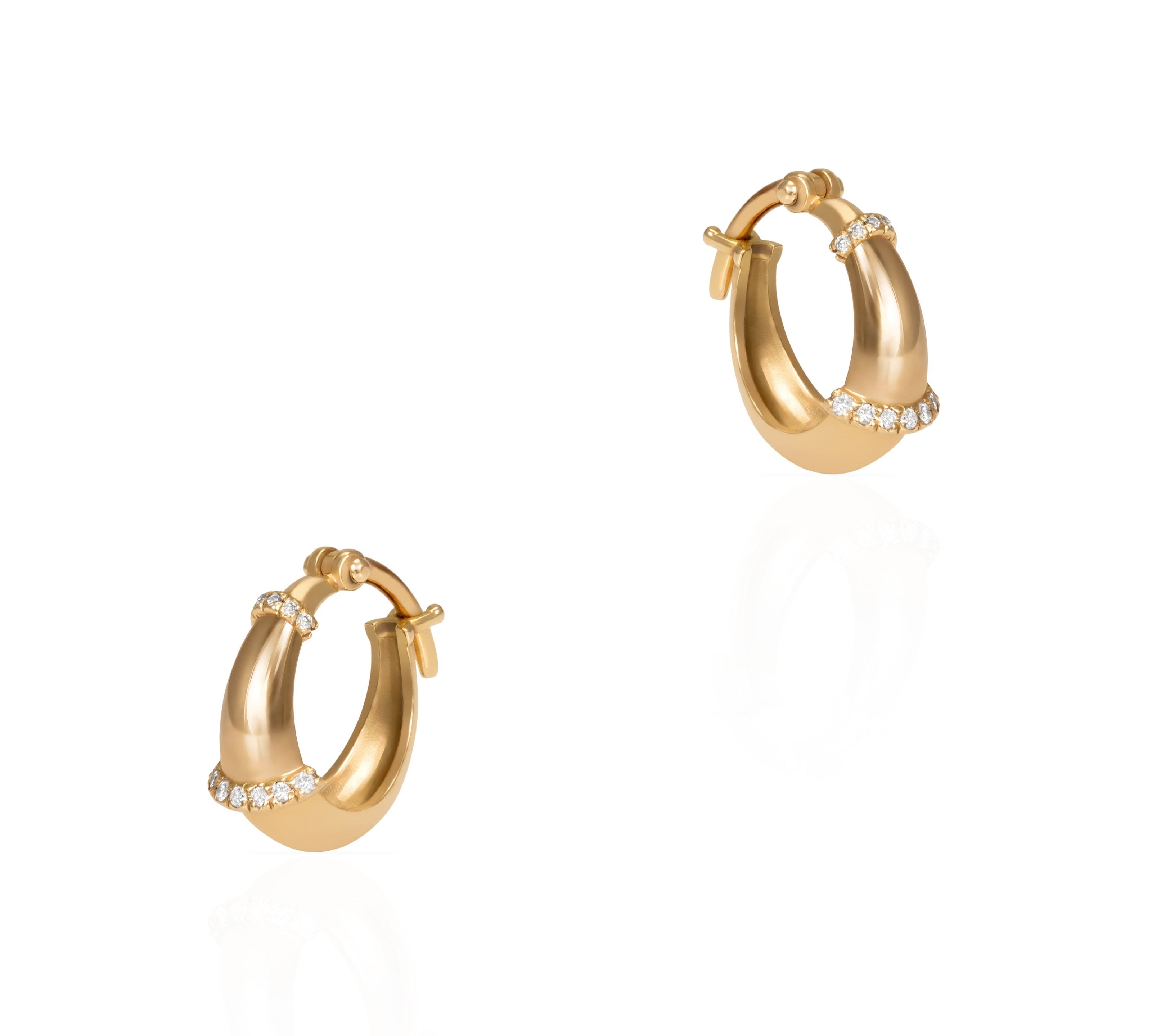 The Buoy Hoops, Size One Hoops Earrings Latelier Nawbar   