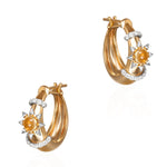 Buoy "Shape" Earrings Hoops Earrings Latelier Nawbar Buoy Star Seed Citrine  