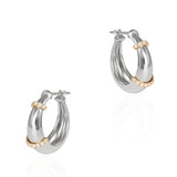 The Buoy Hoops, Size Three Hoops Earrings Latelier Nawbar White Gold  